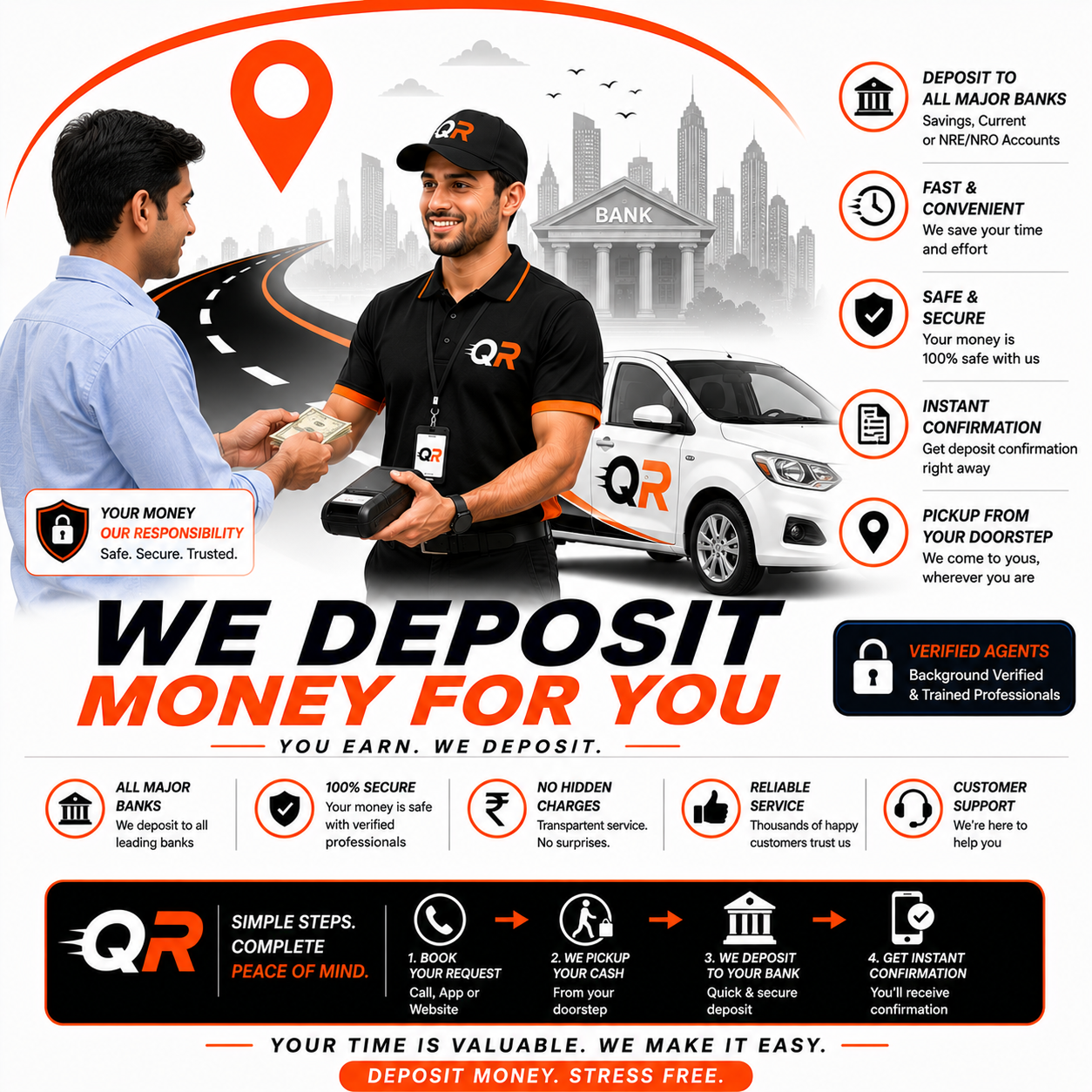 Deposit money