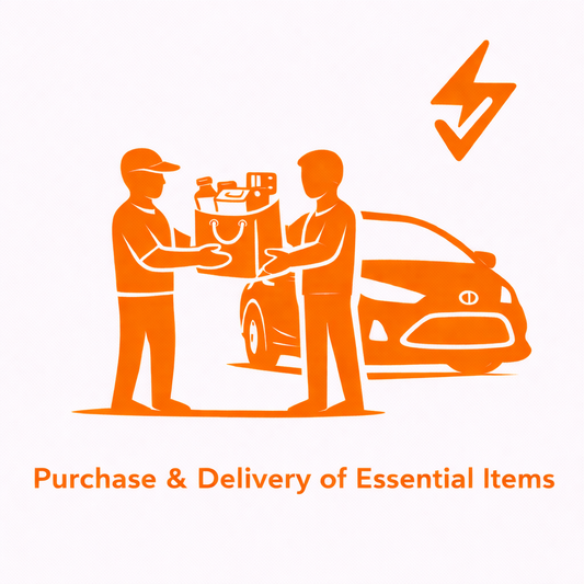 Purchase and delivery of essential items
